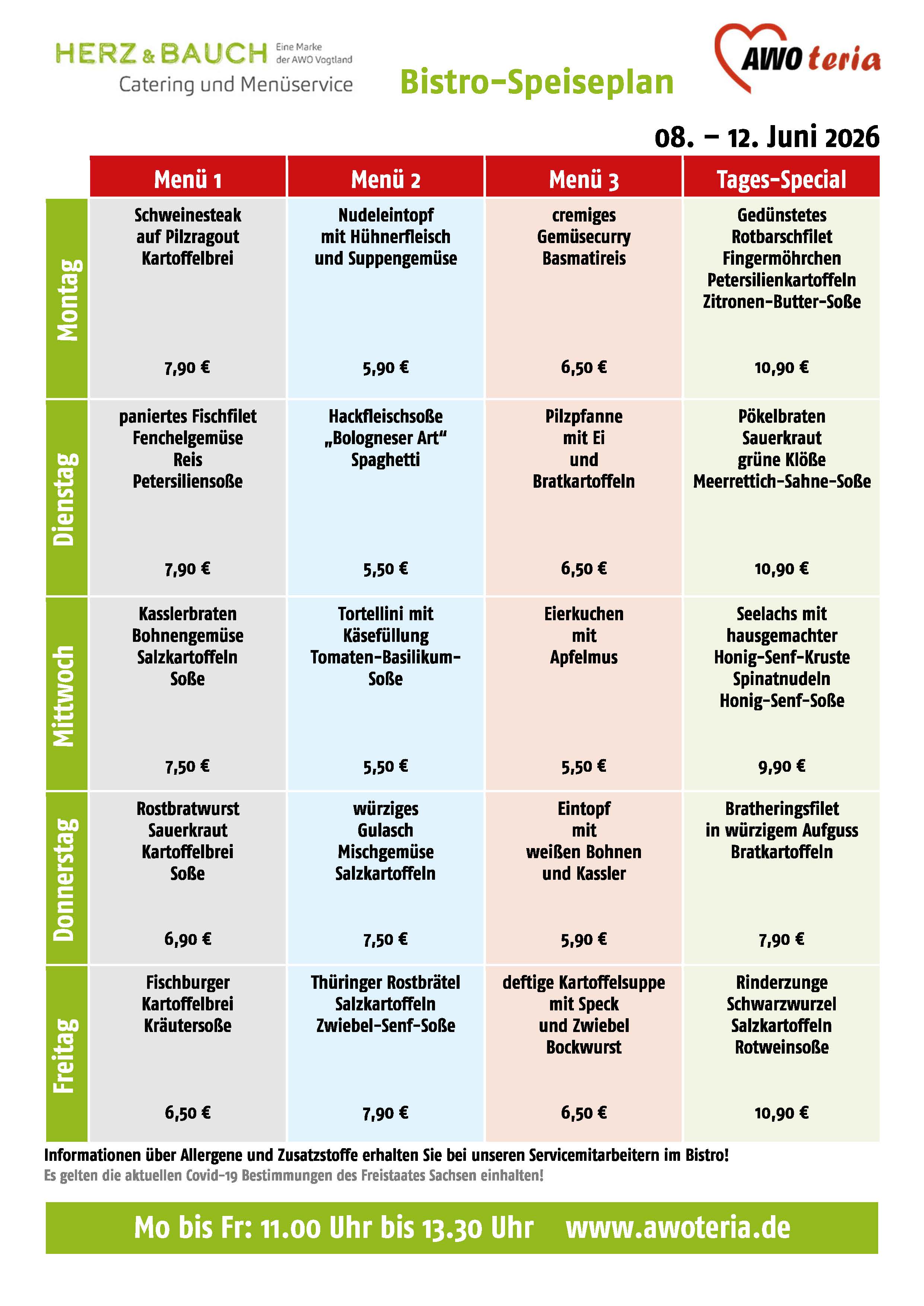 Speiseplan KW 24 / 2026